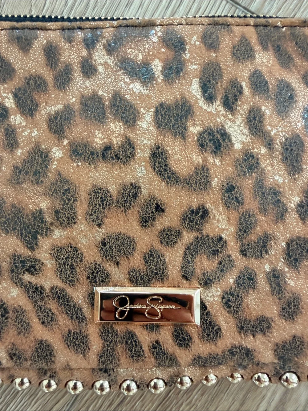 Leopard Print Crossbody Shoulder Bag by Jessica Simpson